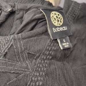 Bobeau Elegant Black Knit Top